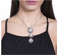 Collana Boccadamo Donna Flora in Bronzo Cristallo XGR454 - XGR454